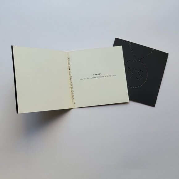 CHANEL New Year greeting cards, includes 2 cards (frame suggestion not included) - Picture 4 of 8
